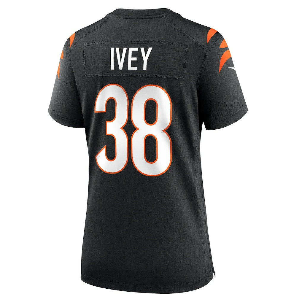 DJ Ivey Cincinnati Bengals Women's Team Game Jersey Black | Nike for Sale