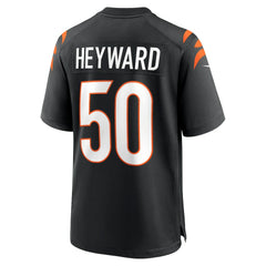 Shaka Heyward Cincinnati Bengals Team Game Jersey Black | Nike for Sale