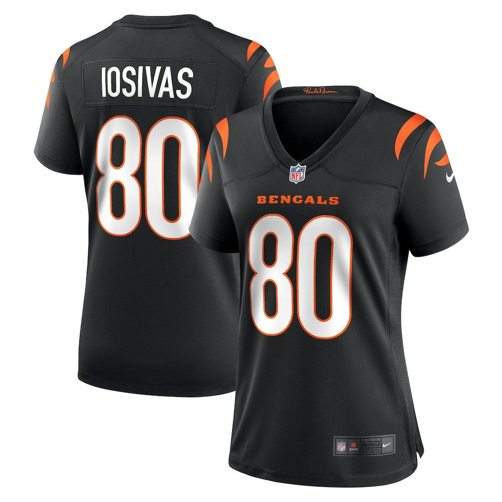 Andrei Iosivas Cincinnati Bengals Women's Team Game Jersey Black | Nike for Sale