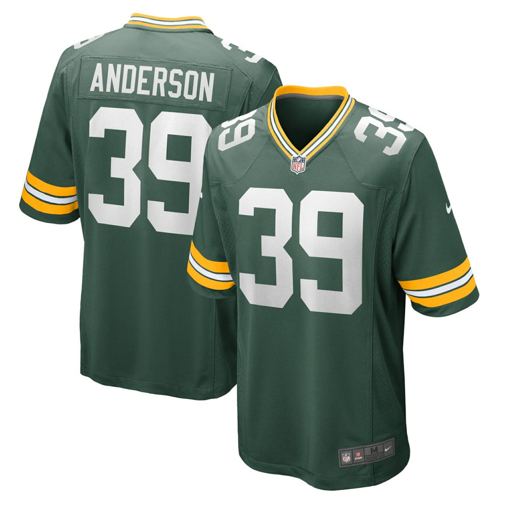 Zayne Anderson Green Bay Packers Team Game Jersey Green | Nike for Sale
