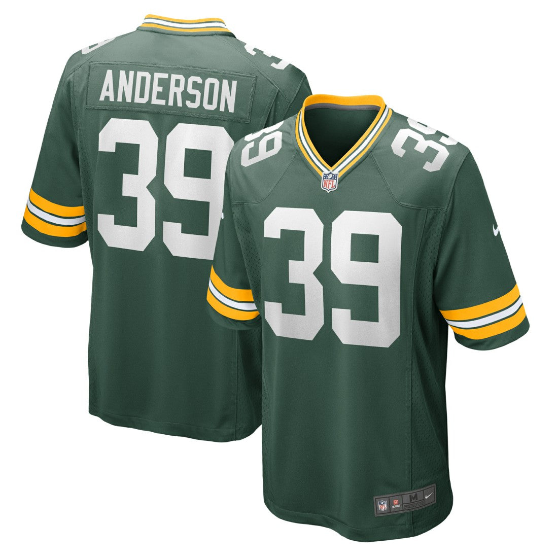 Zayne Anderson Green Bay Packers Team Game Jersey Green | Nike for Sale