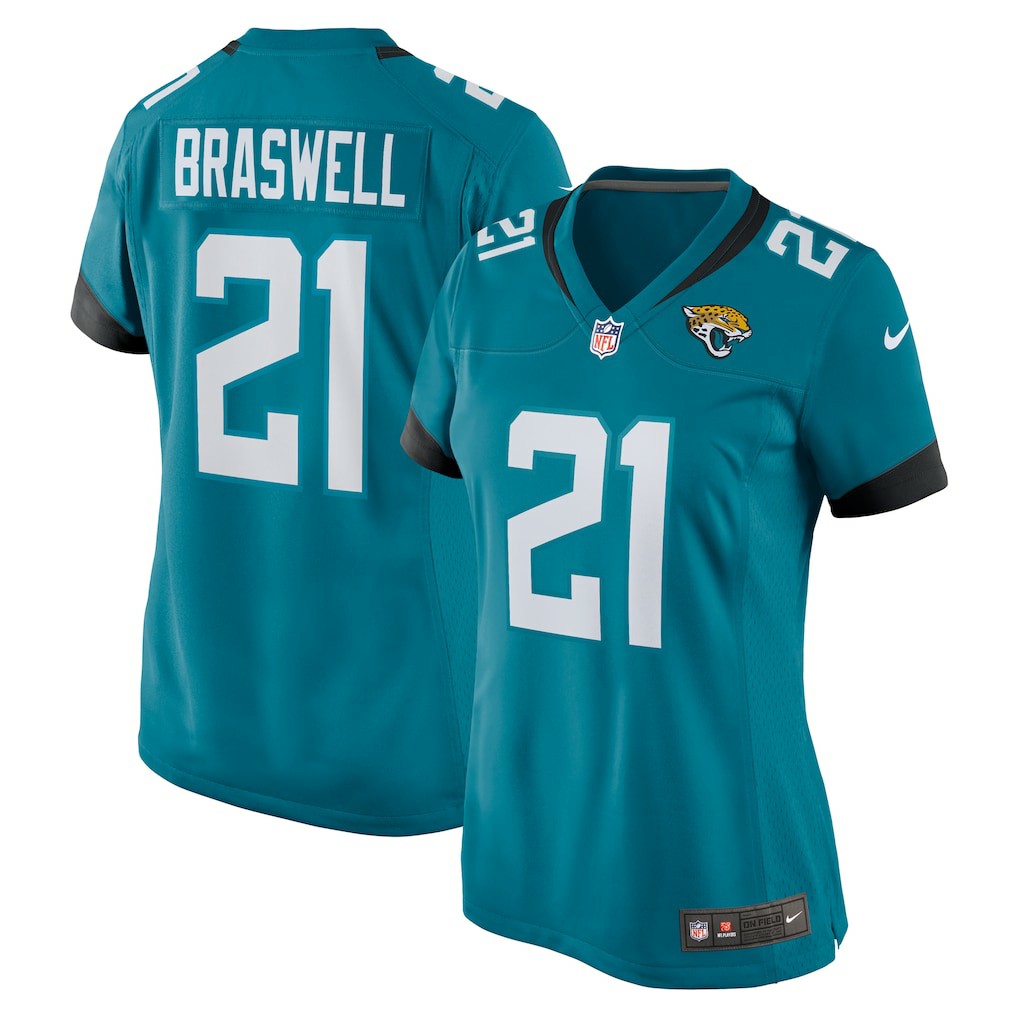 Christian Braswell Jacksonville Jaguars Women's Team Game Jersey Teal | Nike for Sale
