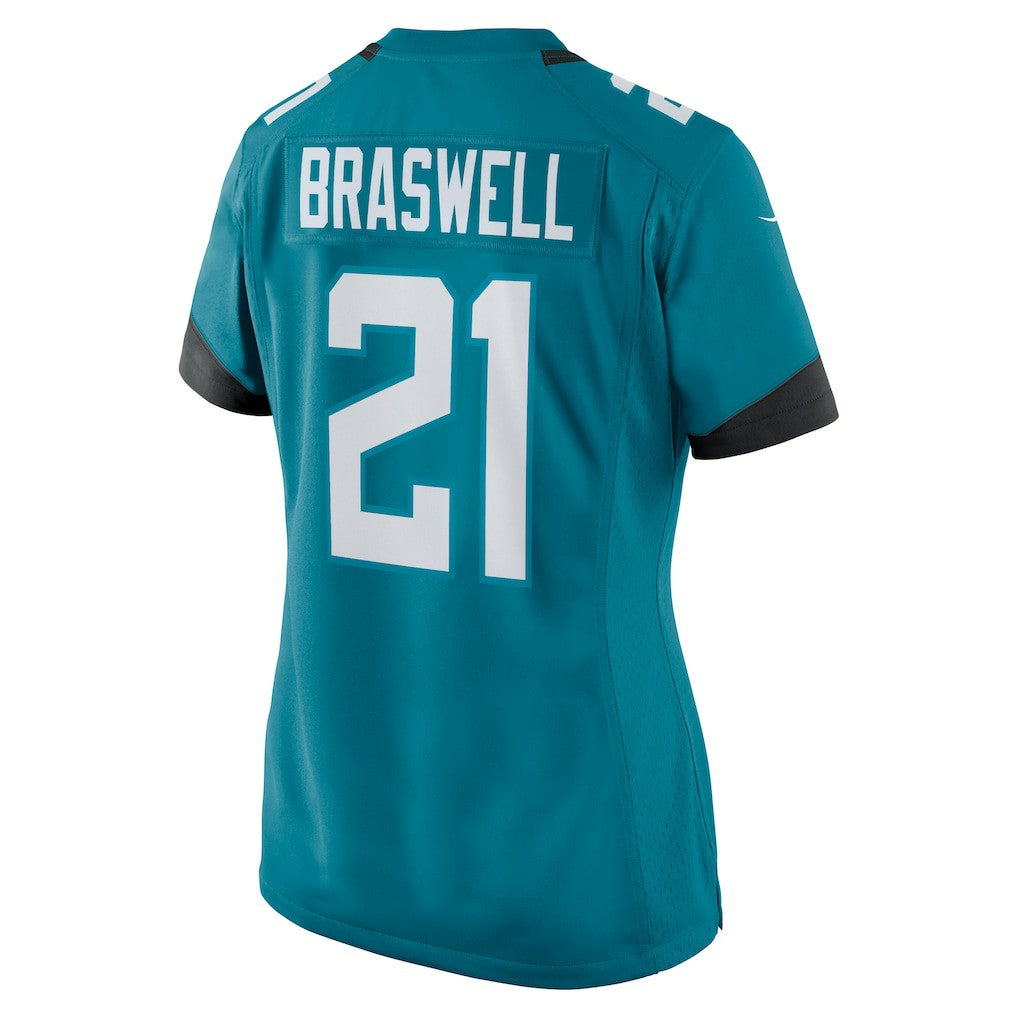 Christian Braswell Jacksonville Jaguars Women's Team Game Jersey Teal | Nike for Sale