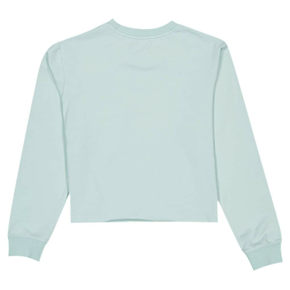 Atlanta Braves New Era Women's Breeze Logo Select Cropped Long Sleeve T-Shirt - MLB