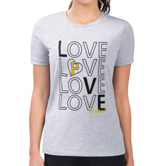 Pittsburgh Pirates G-III 4Her by Carl Banks Women's Super-Slim Fit Lightweight Love Graphic Team T-Shirt - MLB