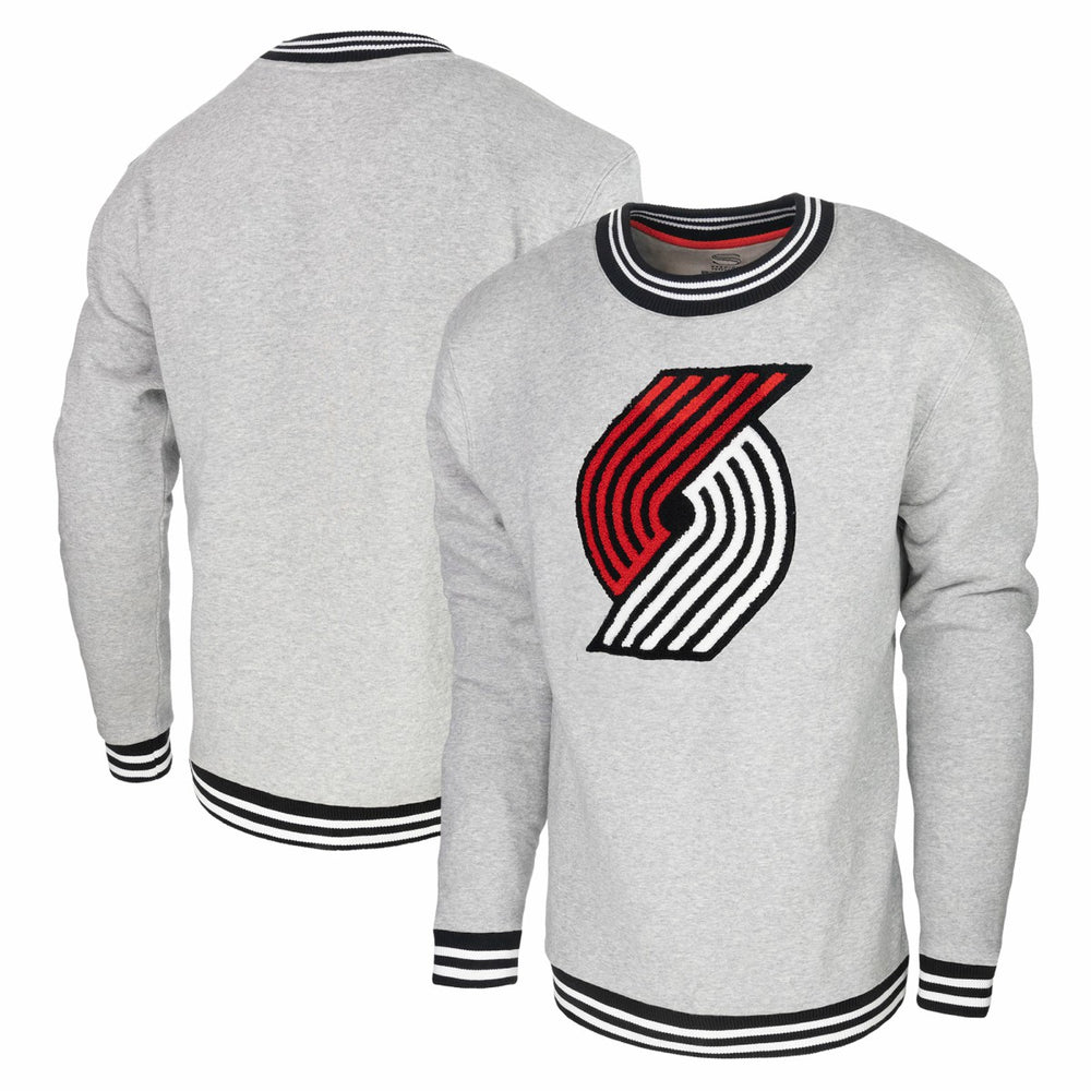 Portland Trail Blazers Stadium Essentials Club Level Pullover Sweatshirt Heather Gray - NBA