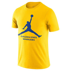 Golden State Warriors Essential Jumpman T-Shirt Gold - NBA