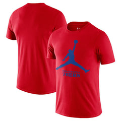 Philadelphia 76ers Essential Jumpman T-Shirt Red - NBA