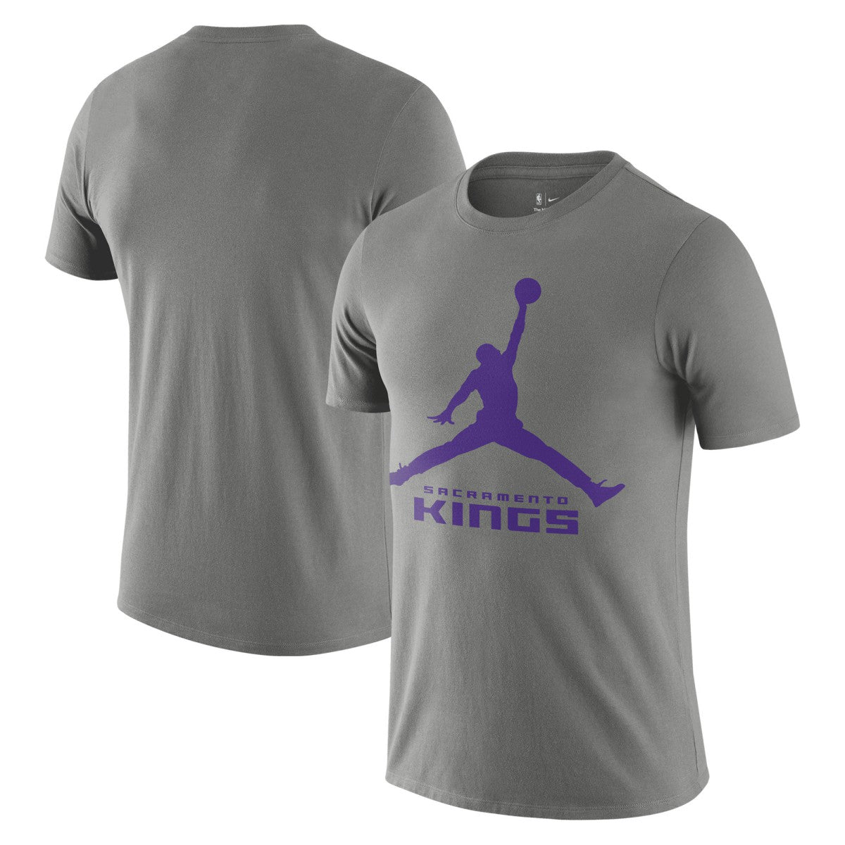 Sacramento Kings Essential Jumpman T-Shirt Gray - NBA