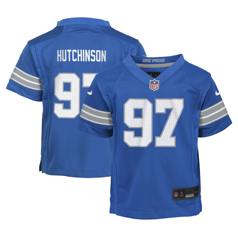 Aidan Hutchinson Detroit Lions Preschool Player Game Jersey Blue | Nike for Sale