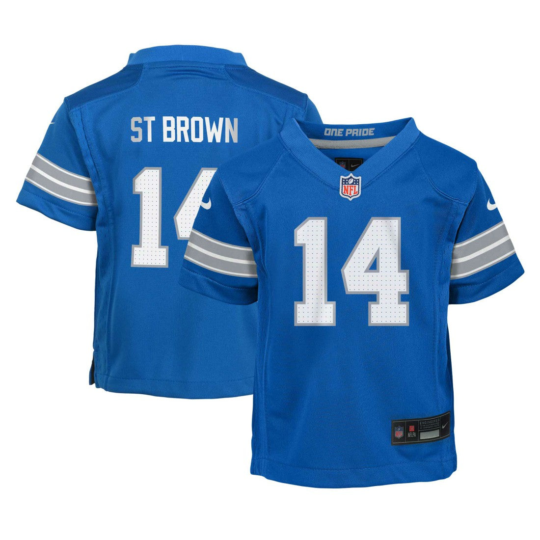 Amon-Ra St. Brown Detroit Lions Preschool Player Game Jersey Blue | Nike for Sale