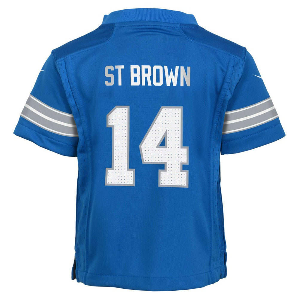 Amon-Ra St. Brown Detroit Lions Preschool Player Game Jersey Blue | Nike for Sale
