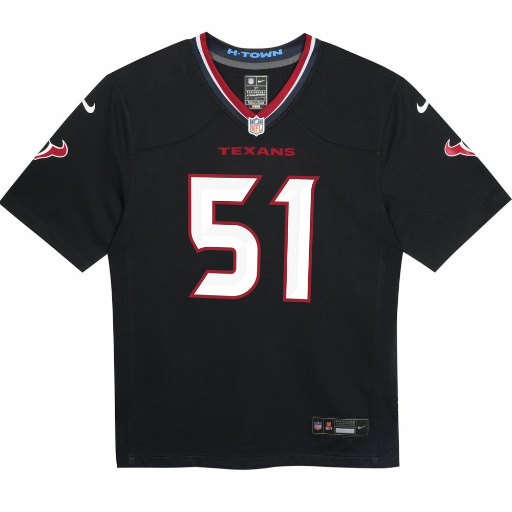 Will Anderson Jr. Houston Texans Preschool Game Jersey Navy | Nike for Sale