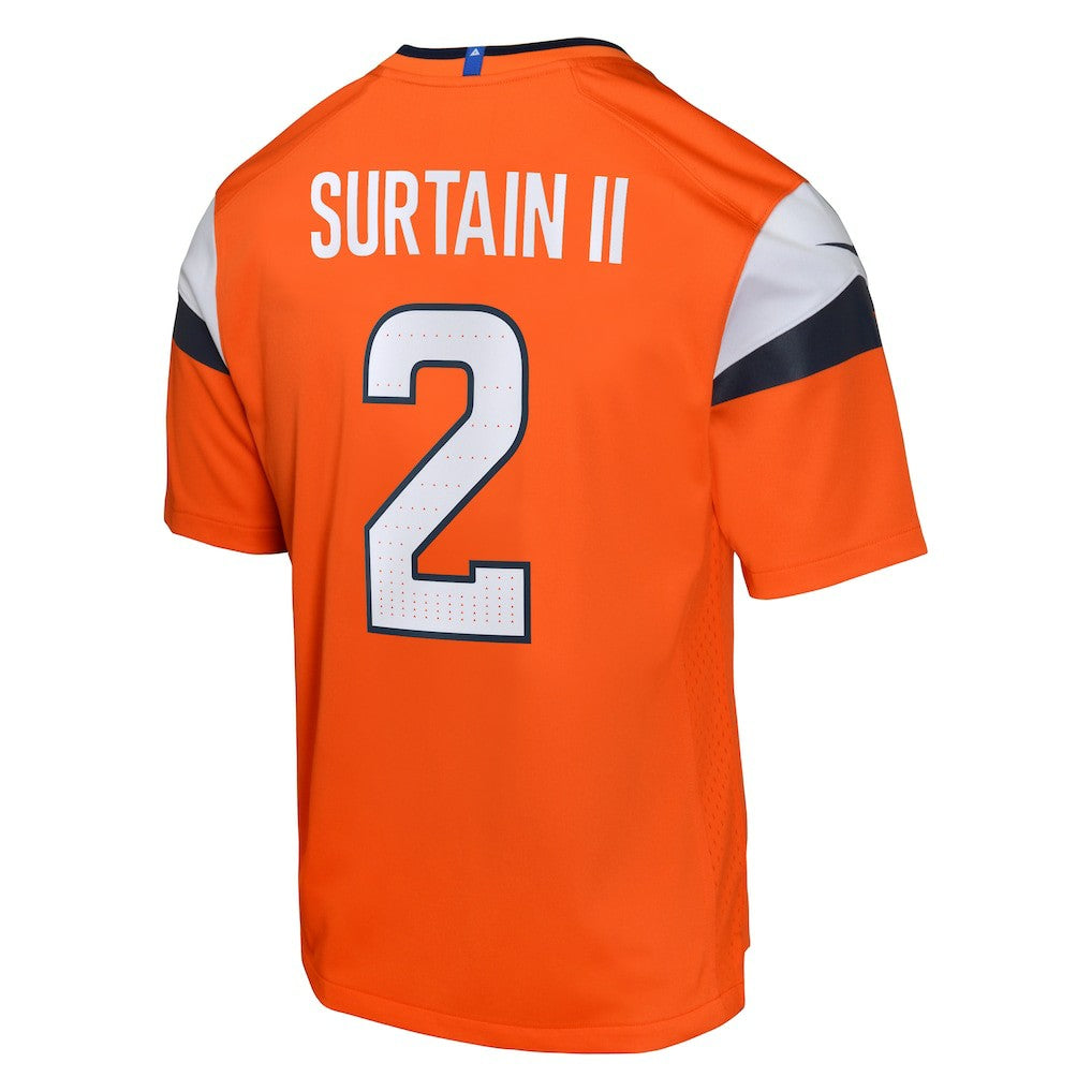 Patrick Surtain II Denver Broncos Youth Game Jersey Orange | Nike for Sale