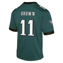 A.J. Brown Philadelphia Eagles Youth Game Jersey Green | Nike for Sale