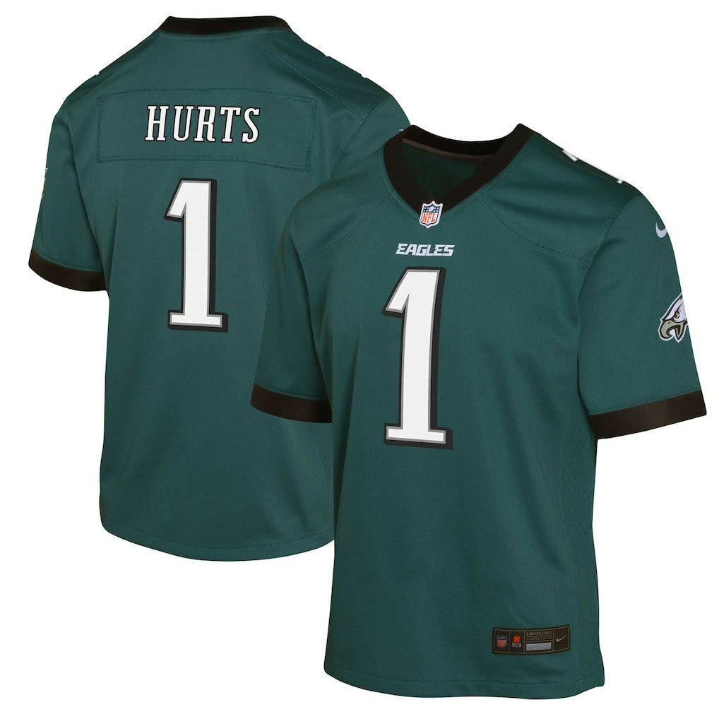 Jalen Hurts Philadelphia Eagles Youth Game Jersey Green | Nike for Sale