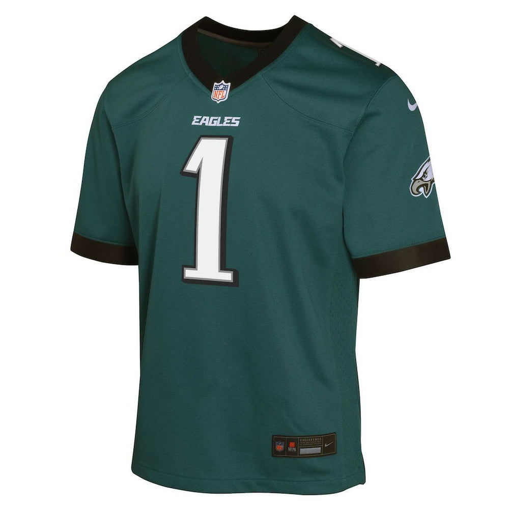 Jalen Hurts Philadelphia Eagles Youth Game Jersey Green | Nike for Sale