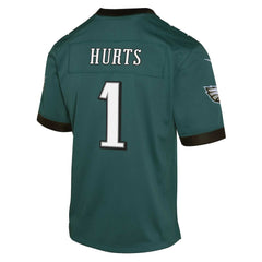 Jalen Hurts Philadelphia Eagles Youth Game Jersey Green | Nike for Sale