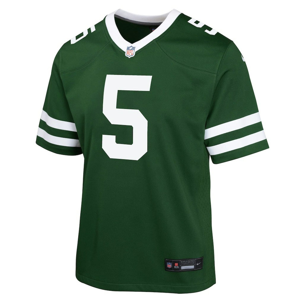Garrett Wilson New York Jets Youth Game Jersey Green | Nike for Sale