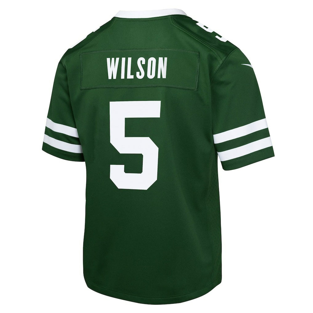 Garrett Wilson New York Jets Youth Game Jersey Green | Nike for Sale