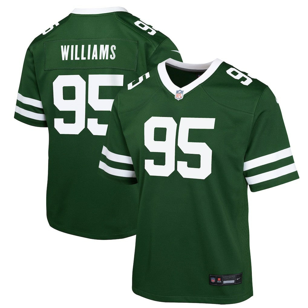 Quinnen Williams New York Jets Youth Game Jersey Green | Nike for Sale