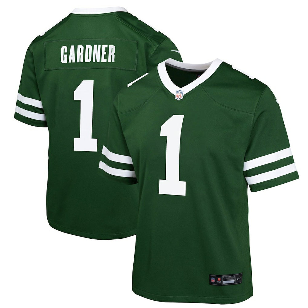 Ahmad Sauce Gardner New York Jets Youth Game Jersey Green | Nike for Sale