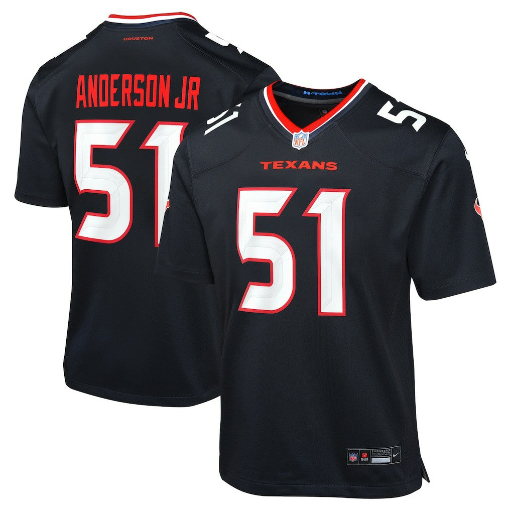 Will Anderson Jr. Houston Texans Youth Game Jersey Navy | Nike for Sale
