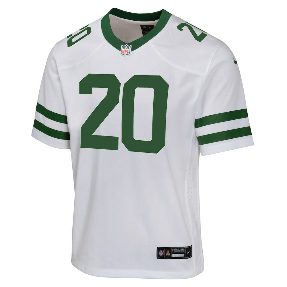 Breece Hall New York Jets Youth Game Jersey White | Nike for Sale
