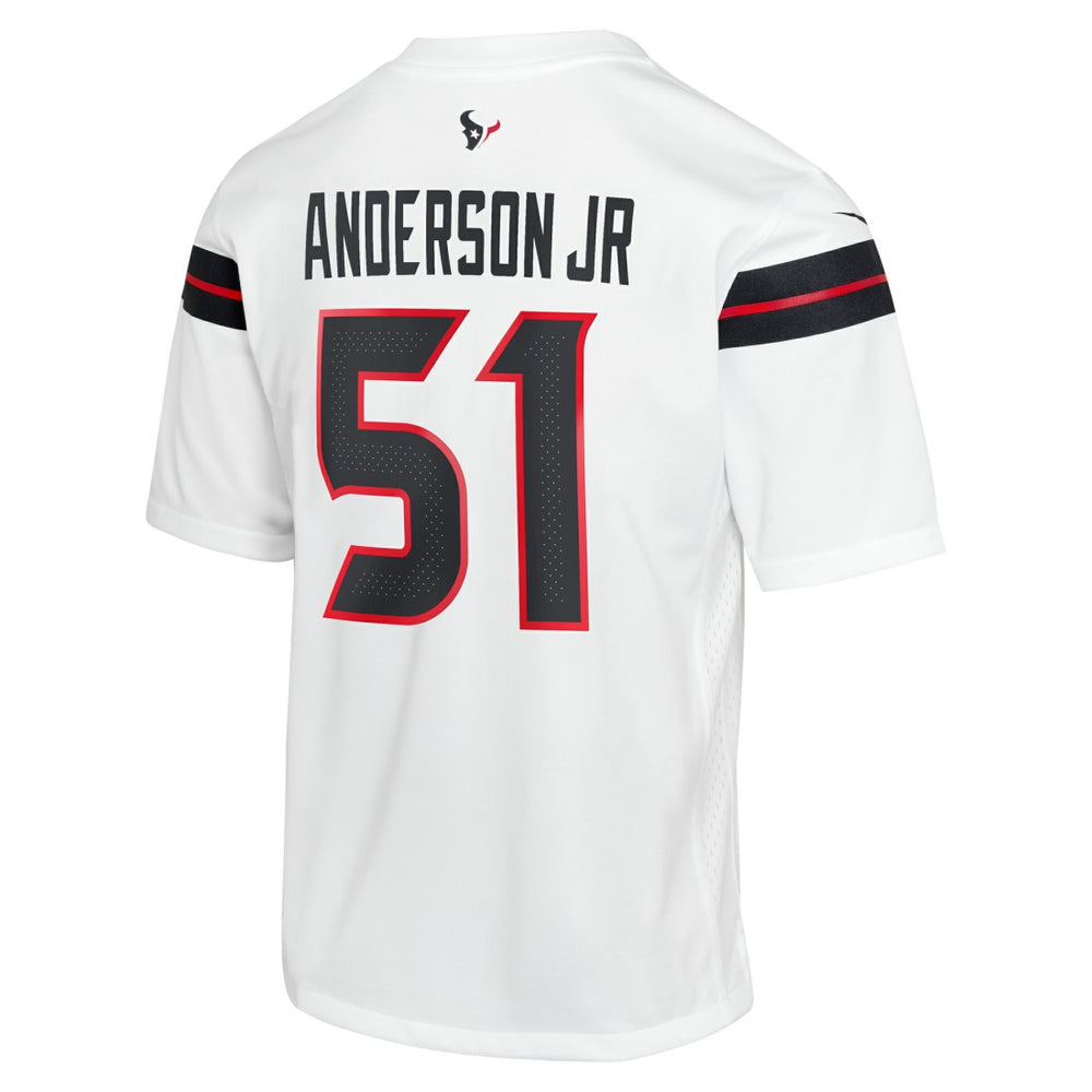 Will Anderson Jr. Houston Texans Youth Game Jersey White | Nike for Sale