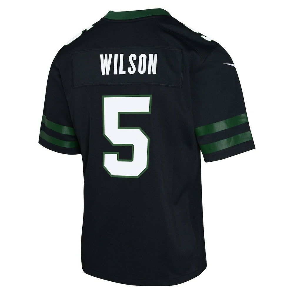 Garrett Wilson New York Jets Youth Game Jersey Black | Nike for Sale