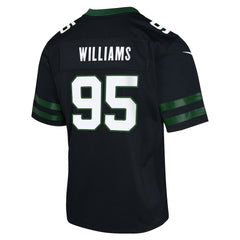 Quinnen Williams New York Jets Youth Game Jersey Black | Nike for Sale
