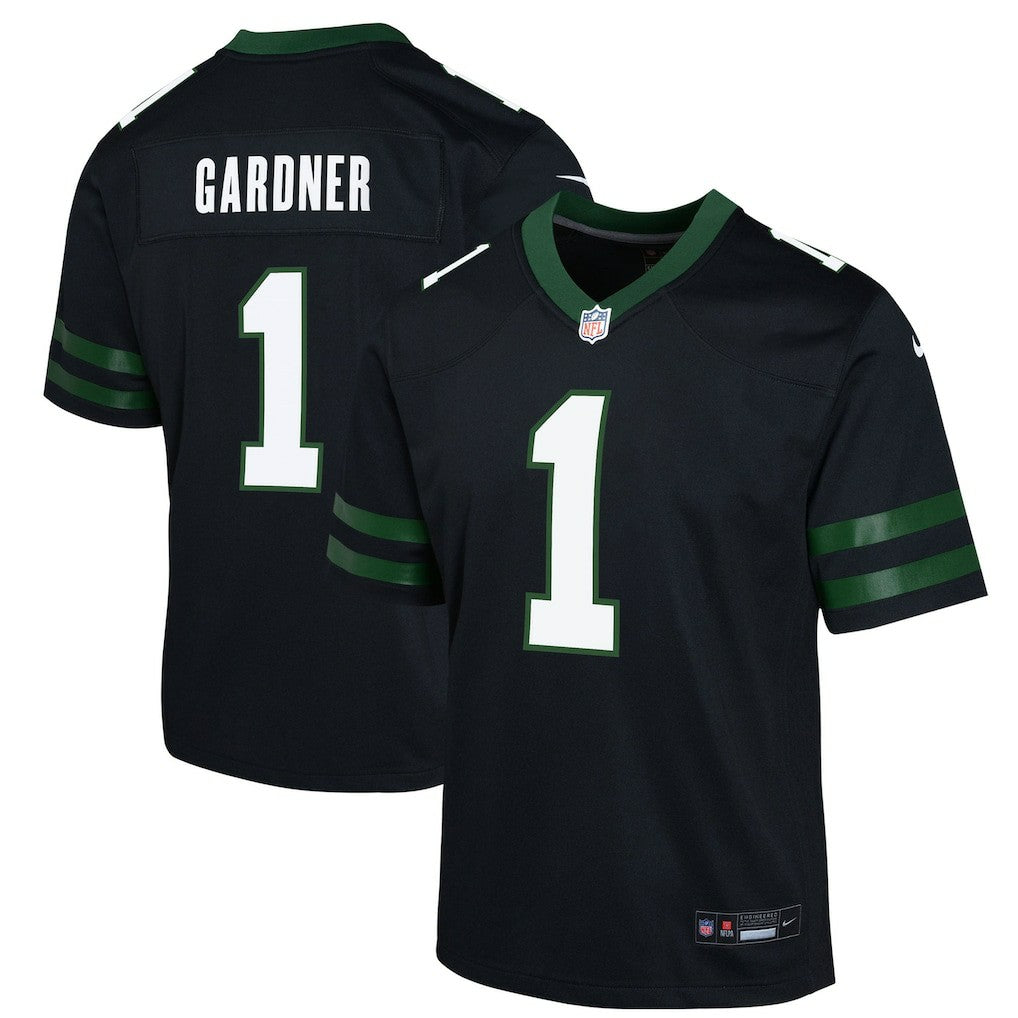 Ahmad Sauce Gardner New York Jets Youth Game Jersey Black | Nike for Sale