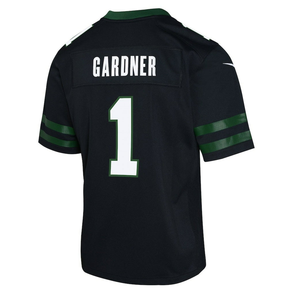 Ahmad Sauce Gardner New York Jets Youth Game Jersey Black | Nike for Sale