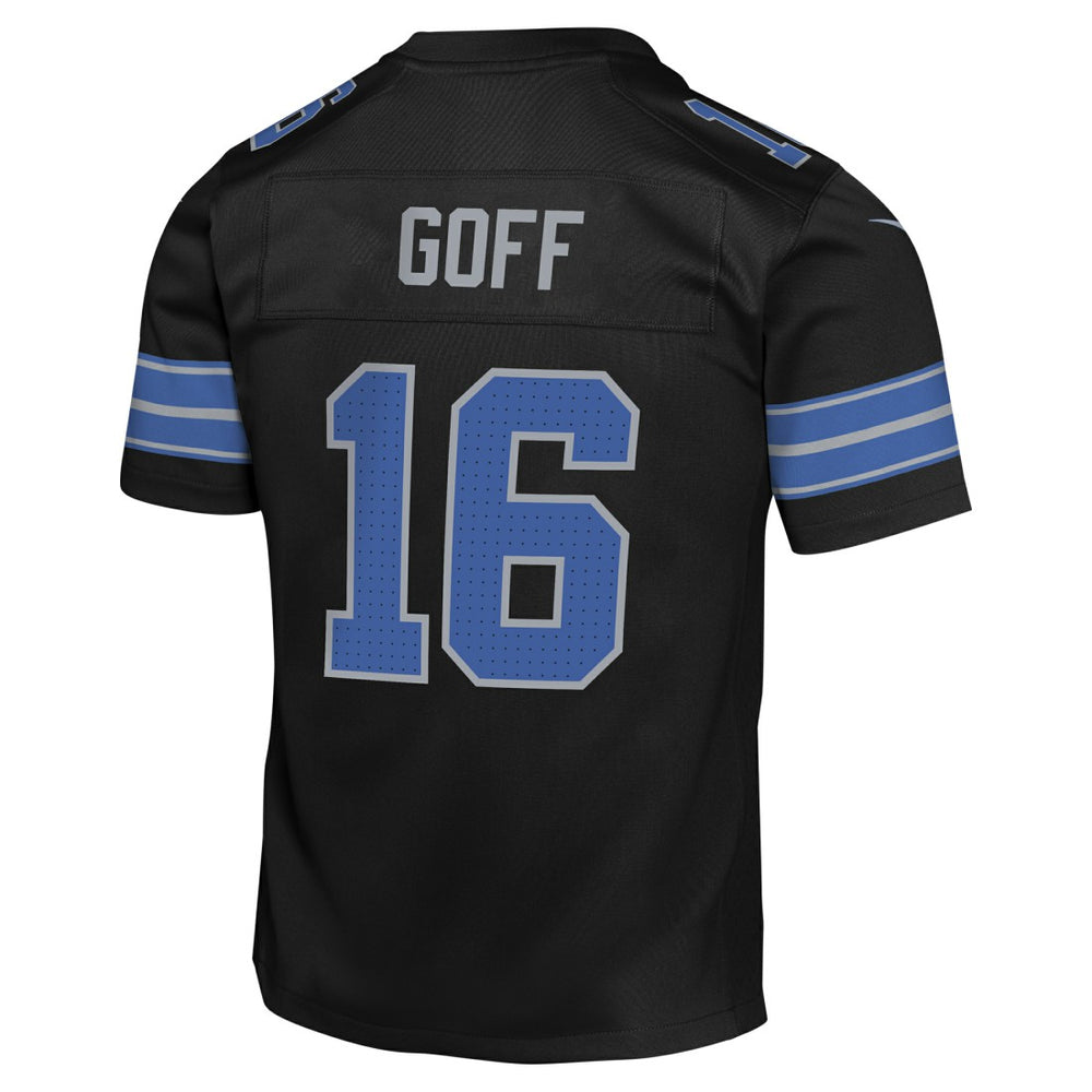 Jared Goff Detroit Lions Youth Game Jersey Black | Nike for Sale