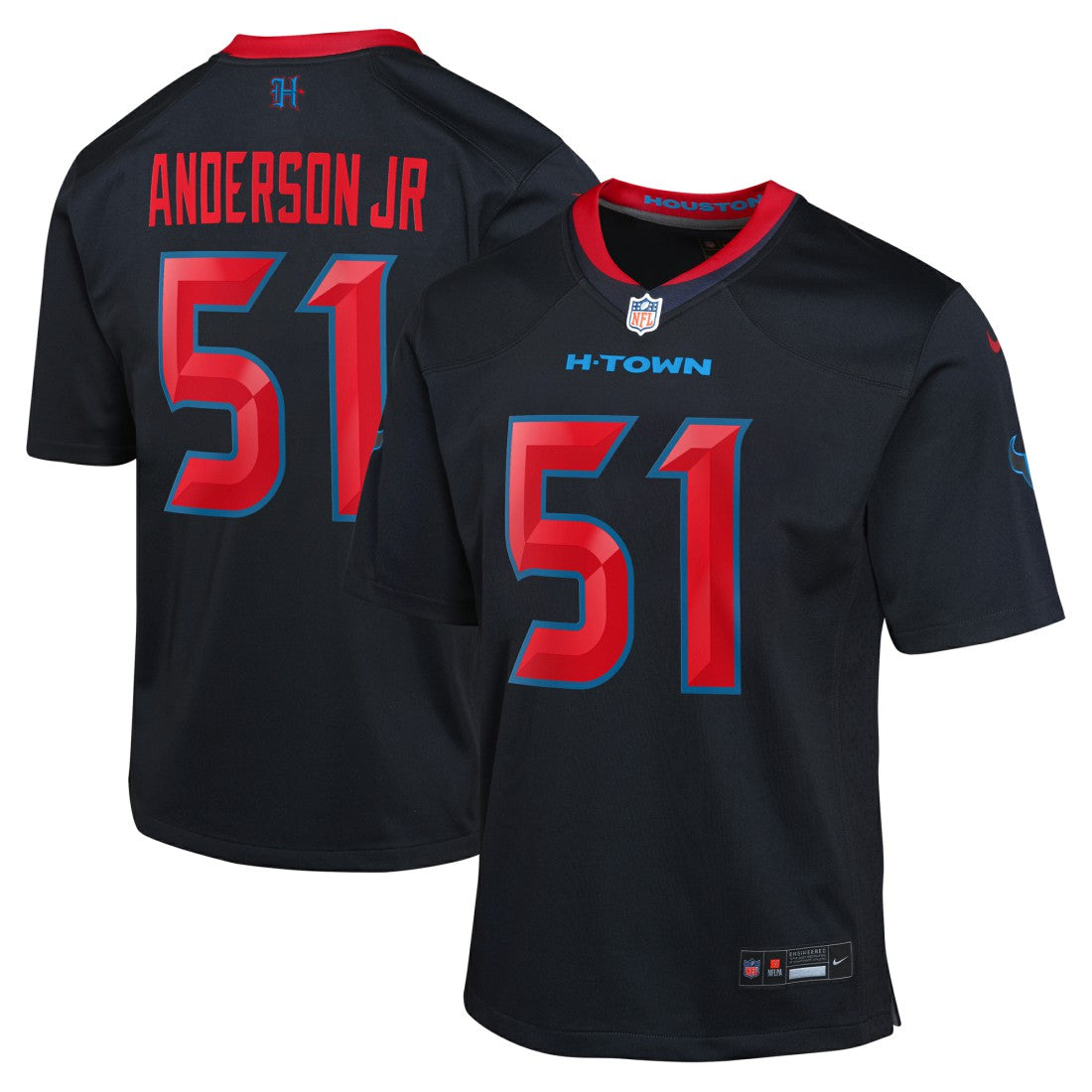 Will Anderson Jr. Houston Texans Youth Game Jersey Navy | Nike for Sale