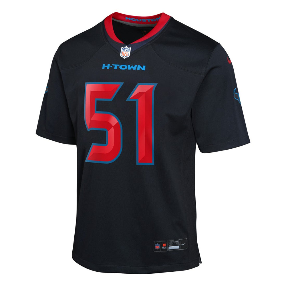 Will Anderson Jr. Houston Texans Youth Game Jersey Navy | Nike for Sale