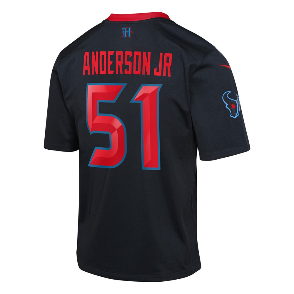 Will Anderson Jr. Houston Texans Youth Game Jersey Navy | Nike for Sale
