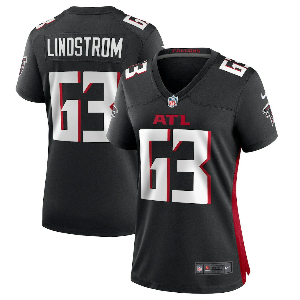 Chris Lindstrom Atlanta Falcons Women's Team Game Jersey Black | Nike for Sale