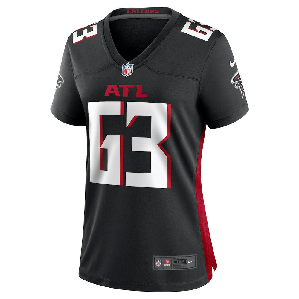 Chris Lindstrom Atlanta Falcons Women's Team Game Jersey Black | Nike for Sale