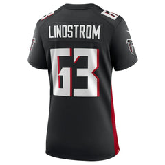 Chris Lindstrom Atlanta Falcons Women's Team Game Jersey Black | Nike for Sale