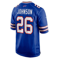 Ty Johnson Buffalo Bills Team Game Jersey Royal | Nike for Sale