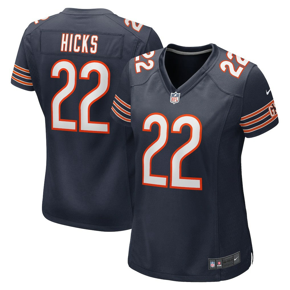 Elijah Hicks Chicago Bears Women's Team Game Jersey Navy | Nike for Sale