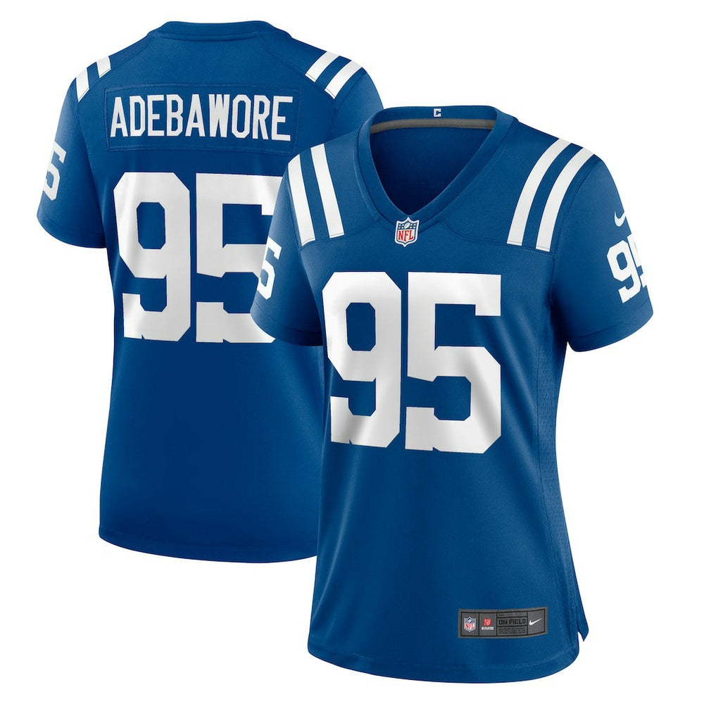 Adetomiwa Adebawore Indianapolis Colts Women's Team Game Jersey Royal | Nike for Sale