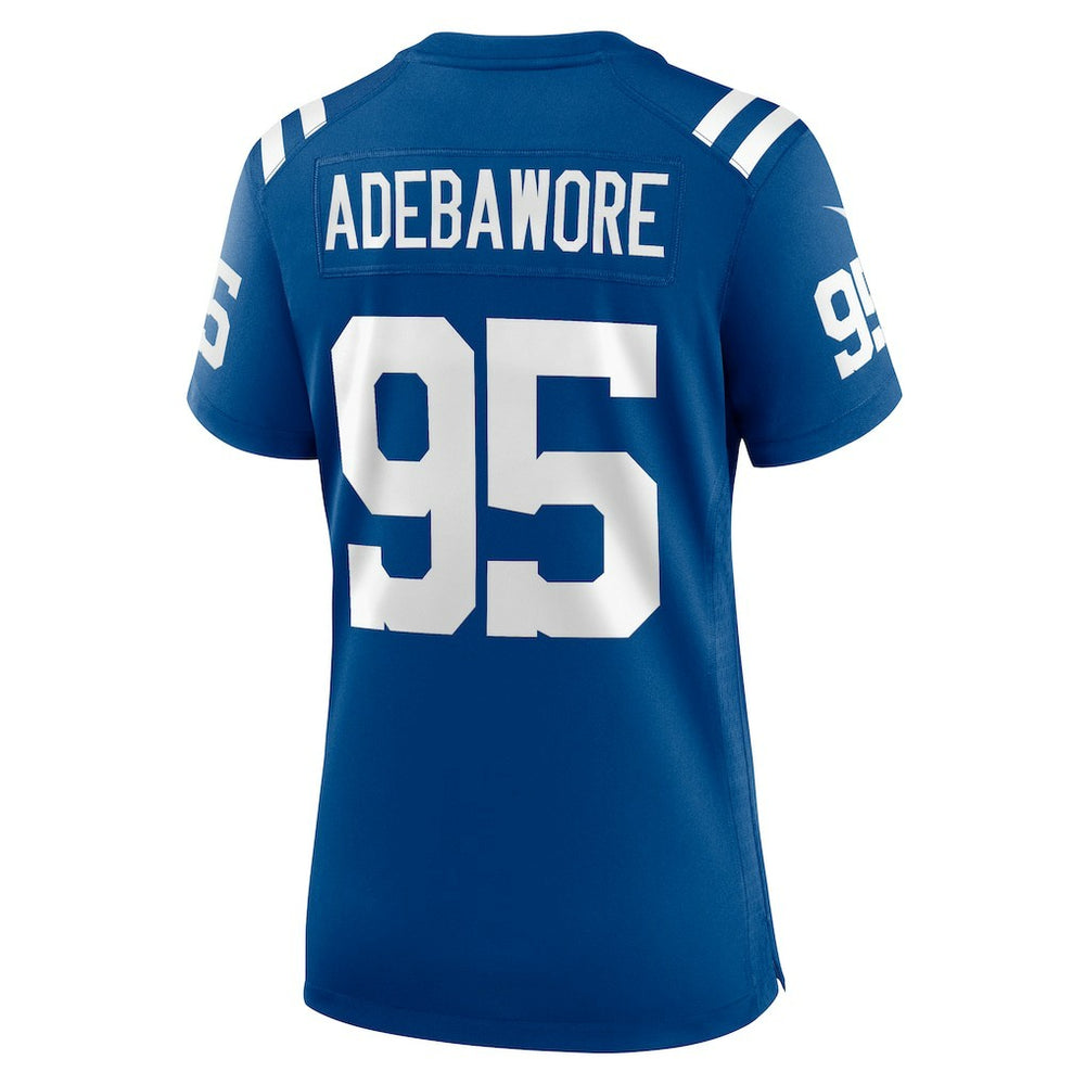 Adetomiwa Adebawore Indianapolis Colts Women's Team Game Jersey Royal | Nike for Sale