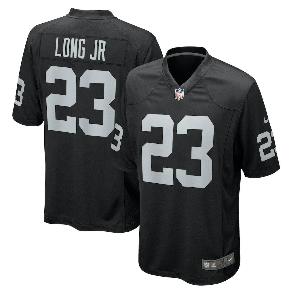 David Long Jr. Las Vegas Raiders Team Game Jersey Black | Nike for Sale