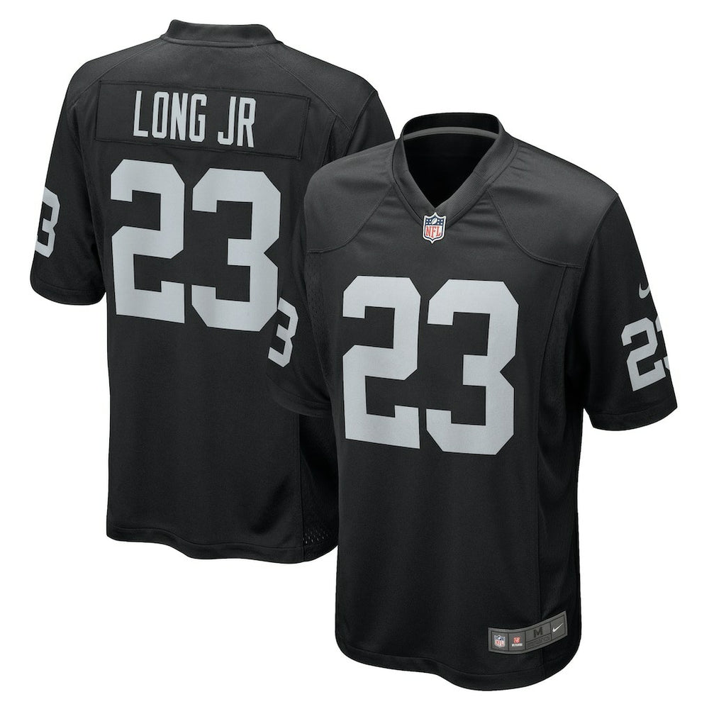 David Long Jr. Las Vegas Raiders Team Game Jersey Black | Nike for Sale