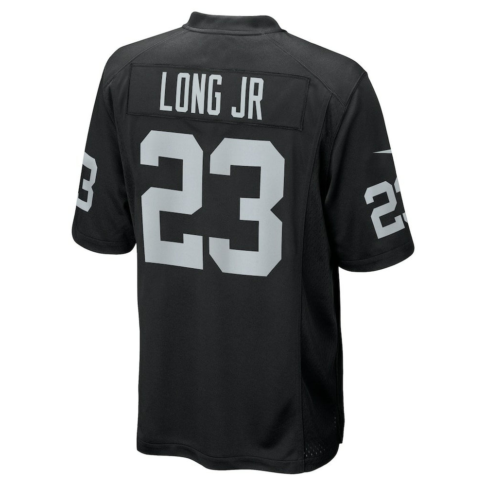 David Long Jr. Las Vegas Raiders Team Game Jersey Black | Nike for Sale