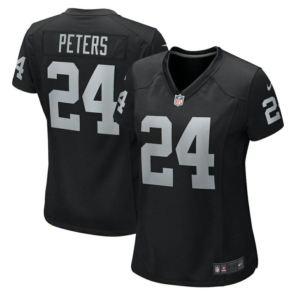 Marcus Peters Las Vegas Raiders Women's Team Game Jersey Black | Nike for Sale