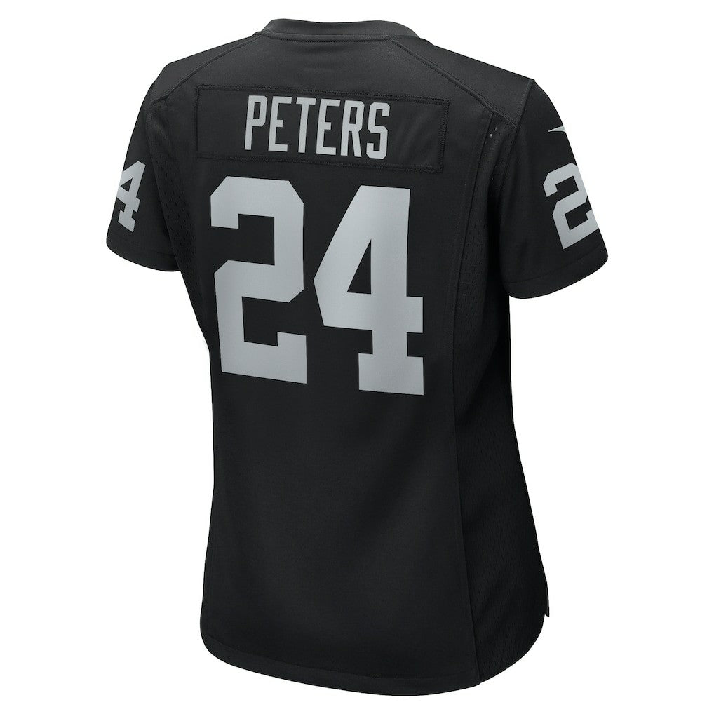 Marcus Peters Las Vegas Raiders Women's Team Game Jersey Black | Nike for Sale