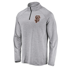 San Francisco Giants Profile Big & Tall Raglan Quarter-Zip Top - MLB